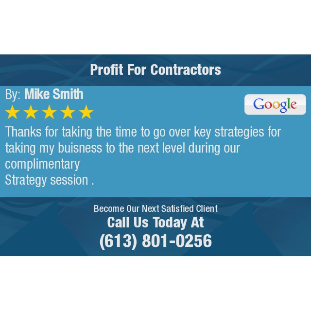 5 Star: Mike S. "Thanks for taking the time to go over key strategies for taking my buisness to the next level..." bit.ly/2l0Lkzo
