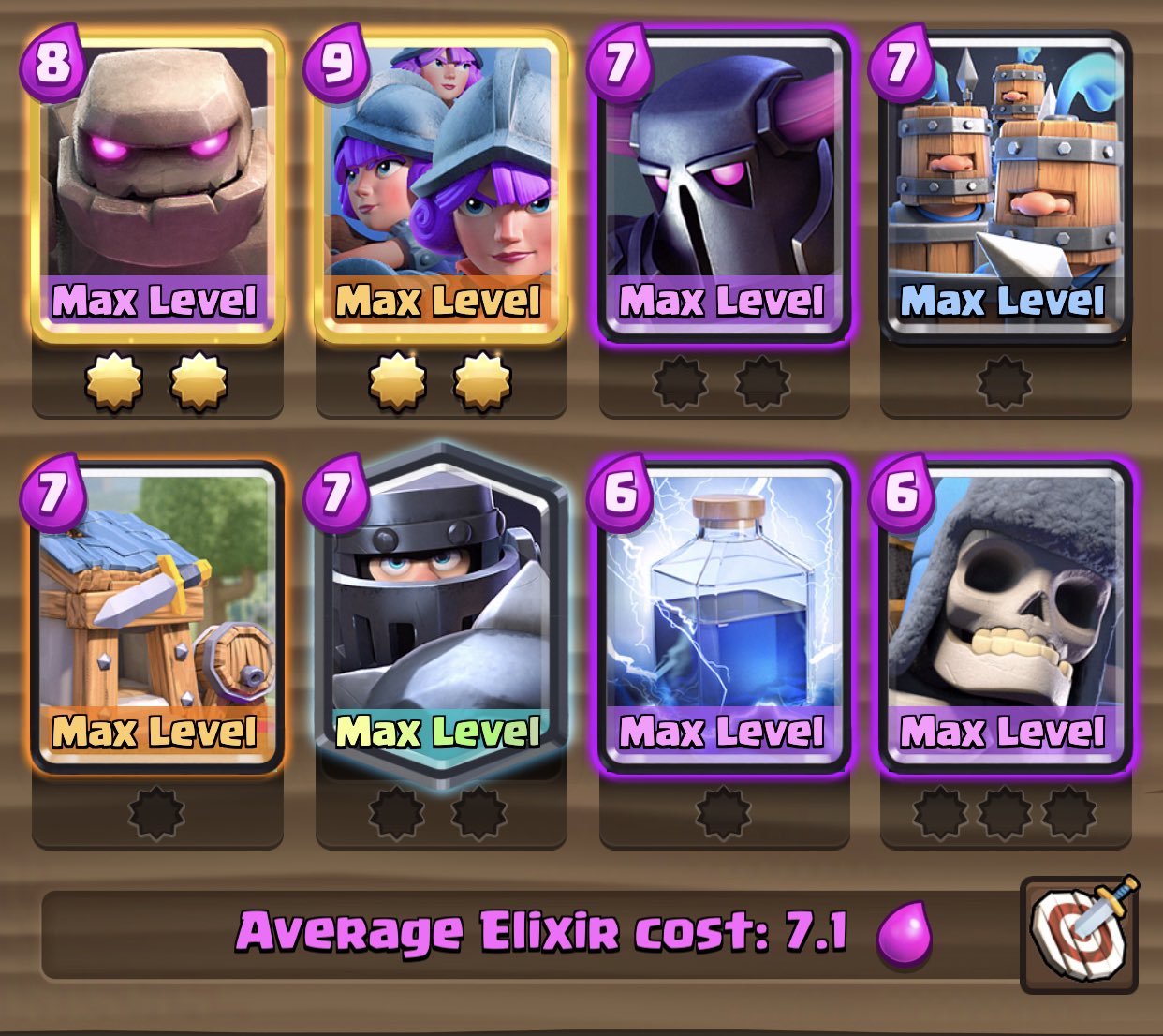 CHEAPEST 2.1 Elixir 🧀 Deck ON LEVEL1 ACCOUNT