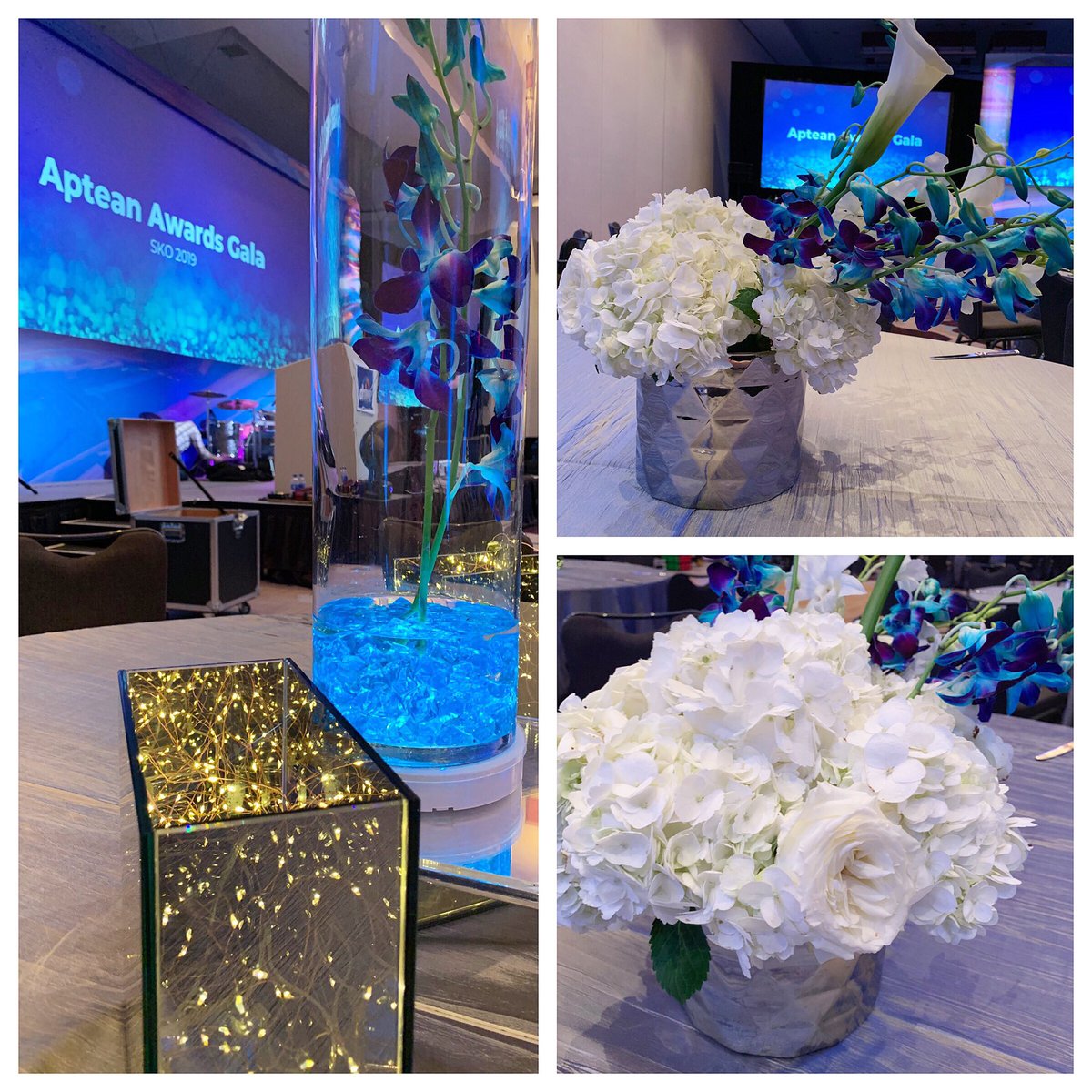 Right_On_Pointe's tweet photo. Awards night✨
.
.
.
#awardsceremony #awardsdinner #SKO #saleskickoff #decor #blueglow #settingthetable #letscelebrate https://t.co/ZYdu2ckRsm