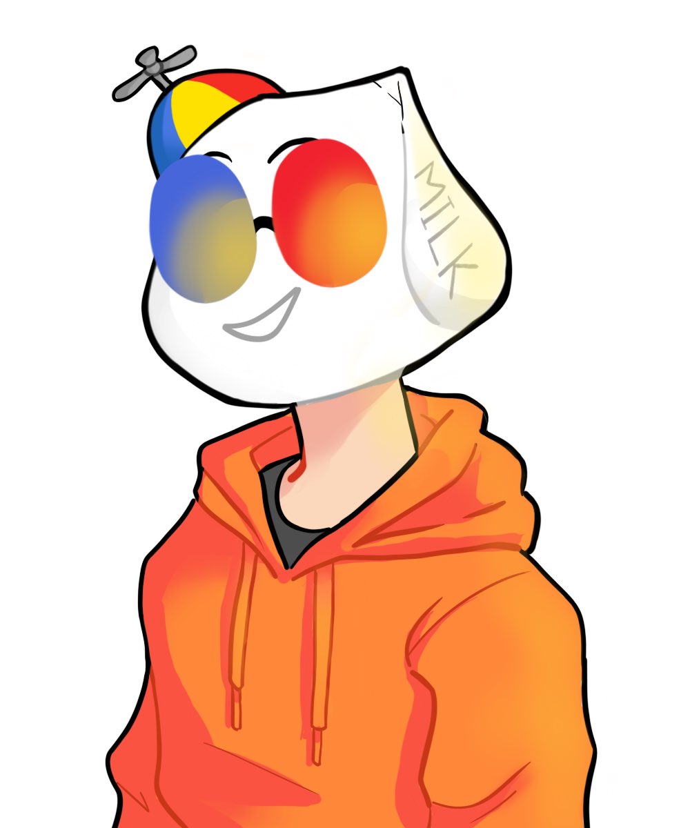 blooperblue18's tweet photo. I drew @SMii7Y aka a weird ass Canadian milk bag ✌️ https://t.co/ksitBeNrh9