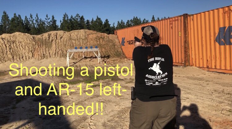 MavFitzpatrick's tweet photo. I crushed the rifle targets left handed (non-dominant hand) and almost cleared a plate rack with my left handed shooting! I also had a magazine not seat properly in my rifle, a stovepipe in my pistol, and a full magazine fall right out of my pistol. https://t.co/GJYzB2xoMZ #guns https://t.co/arbZvB3s13