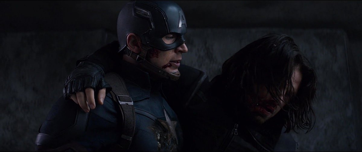 Steve picked up the shield & the identity to save Bucky, & he later drops it for Bucky as well–literally in TWS, & both literally & metaphorically in CW. The latter is a bit more complicated than that, of course, but Bucky is narratively a tipping point–as is often the case.