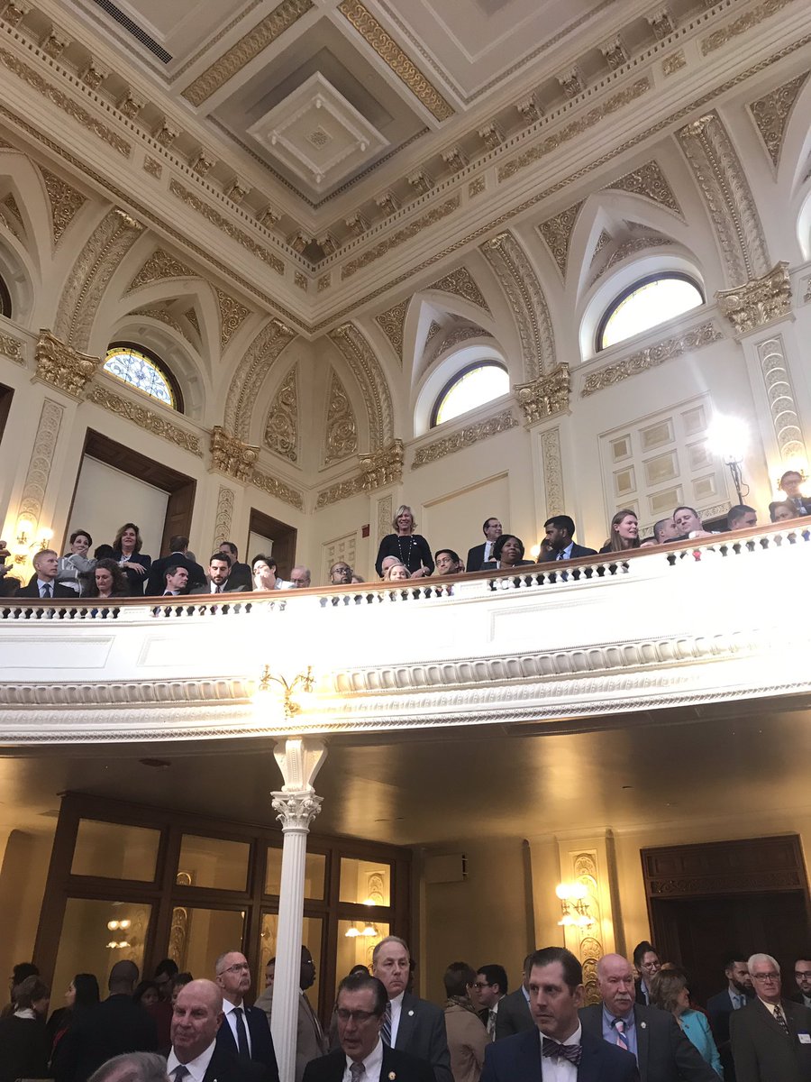 swbrindle's tweet photo. Great day in Trenton yesterday attending @GovMurphy  #StateoftheStateNJ address. Loved running into @tomkean from my seat in the rafters! https://t.co/CQLW1hE2VB