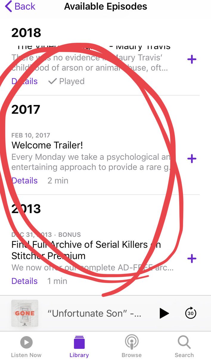 JedidiahHopK's tweet photo. @ParcastNetwork so was going to head back in time and listen to an old serial killer podcast episode from way back, since it’s been awhile and I thought I’d revisit H.H. Holmes or the Ripper... Then I find this. 😢😢 https://t.co/syCGiimQ8Z