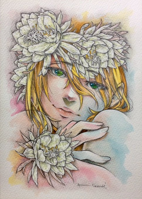 月下美人 のtwitterイラスト作品 人気順