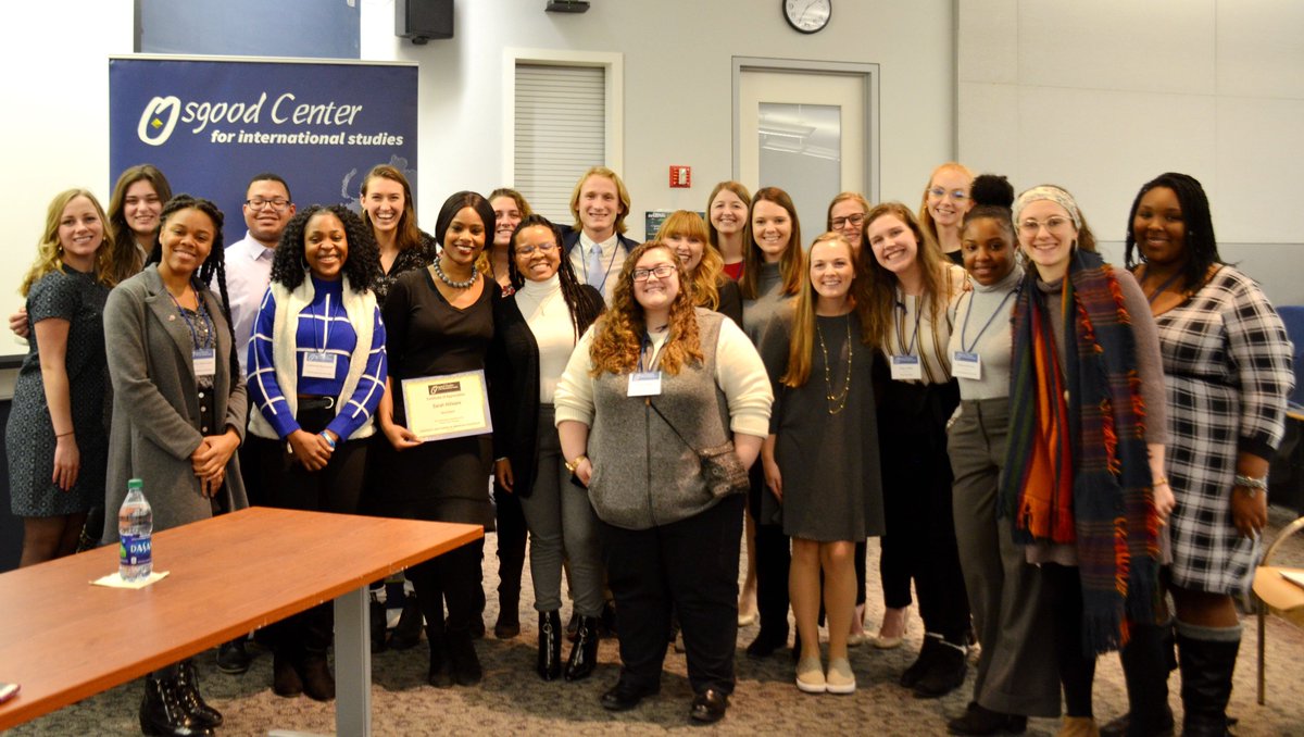 Osgood_Center's tweet photo. Thank you @SarahHillware for talking with our students about #Leadership and #SocialEntrepreneurship, always a shining point of #Osgood_Center programs https://t.co/QT874xbFcW