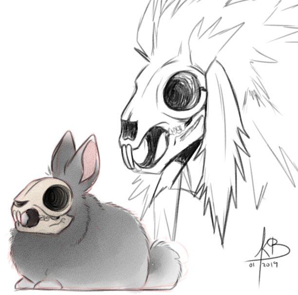 I don't usually post Oc's but i really like the way this one came out, The Wizards a Hare or how i like to call him Draoi Giorria (which literally means Wizard Hare), and his enchanted rabbit friend names Leut Reul (the name is from an Irish coin which is a lucky rabbit pendant).