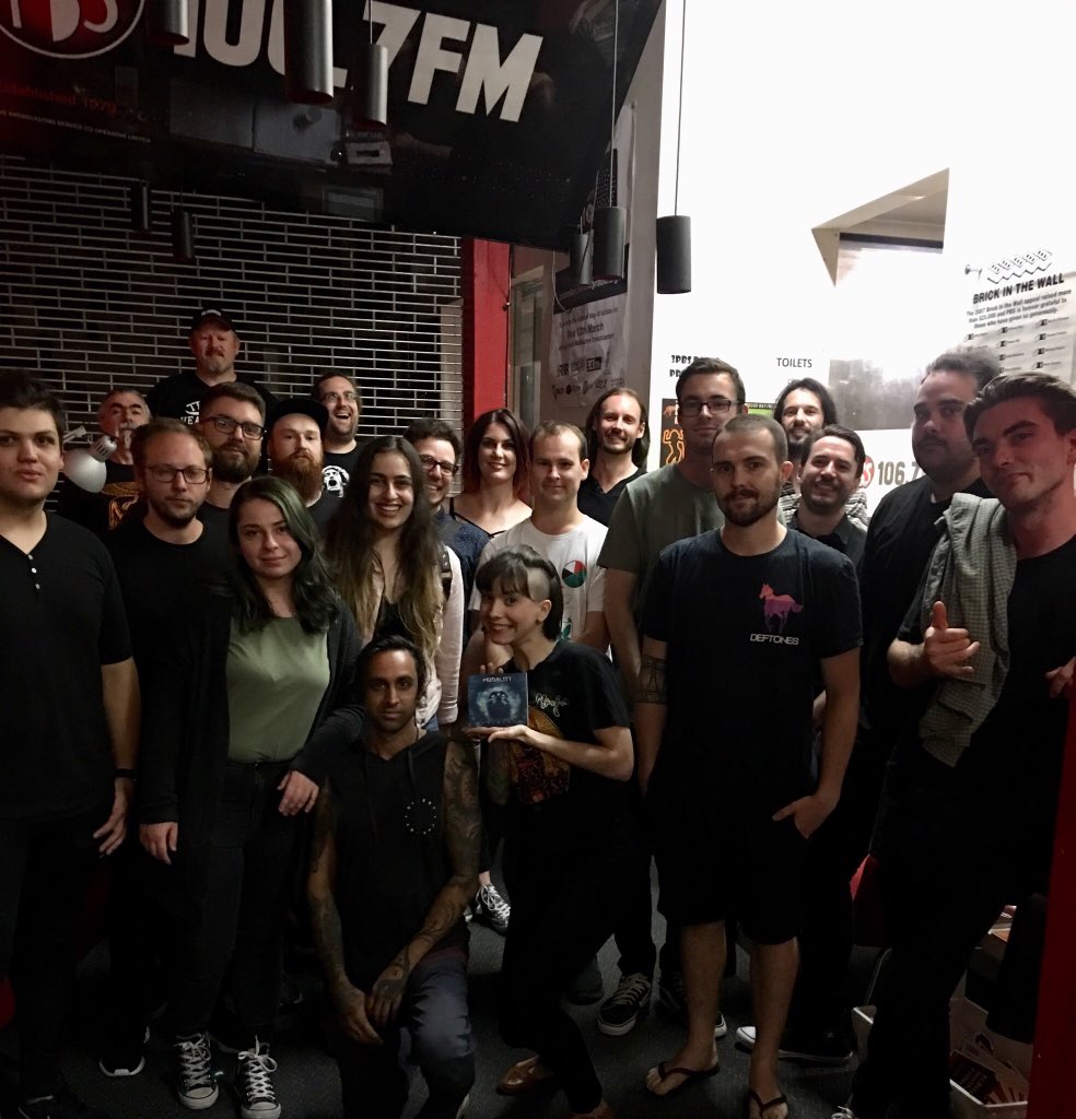 The guestage for last night’s PojamaPeople 402. Links here. pbsfm.org.au/node/82325 <a href="/Progfest_/">PROGFEST</a> @pbsfm #TurnItWaayUp