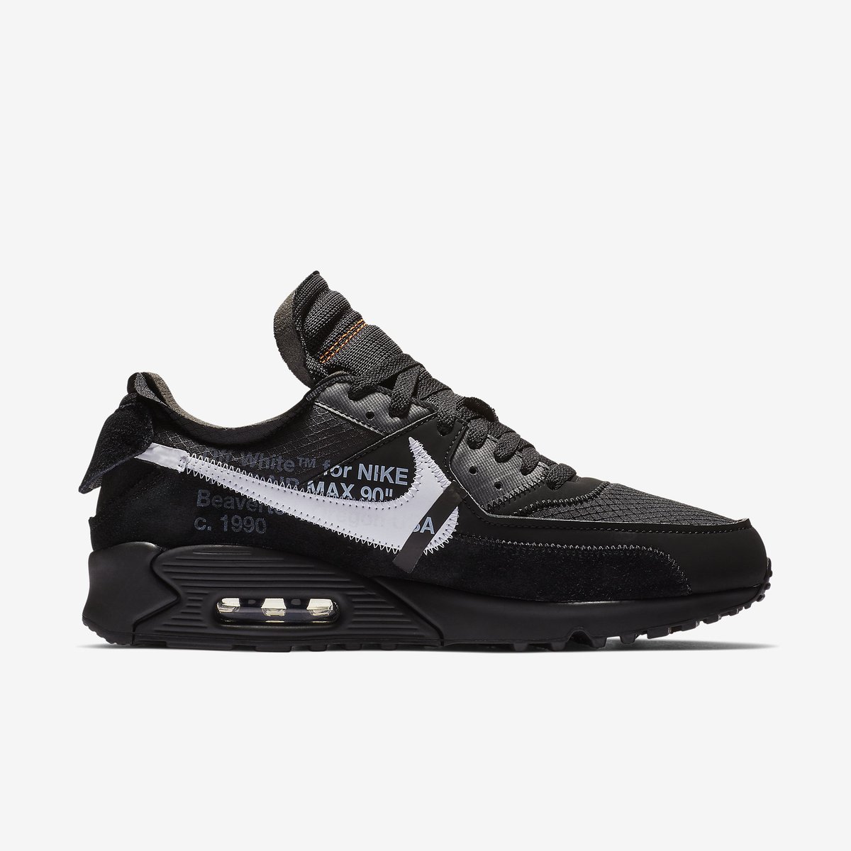 crepdate's tweet photo. Check out the @Nike x @OffWht Air Max 90 ‘Black' dropping on Febuary 7th. #nike #desertoreo #offwhiteairmax90 #offwhiteam90 #offwhite https://t.co/Vohn6XcsOv