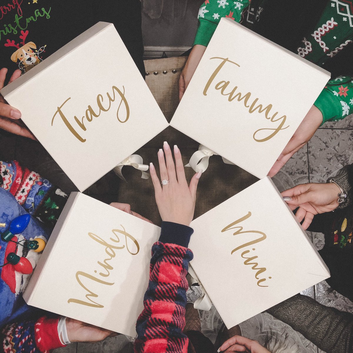 annievtrann's tweet photo. Proposed to all my bridesmaids!!! 💍👯‍♀️👯‍♀️ I had to add in @Jaclynhill @MorpheBrushes the Vault collection! Each of my girls got a palette that best represented them 😂🙌🏻 

Let the wedding planning begin! https://t.co/vtTyNQIW8Z