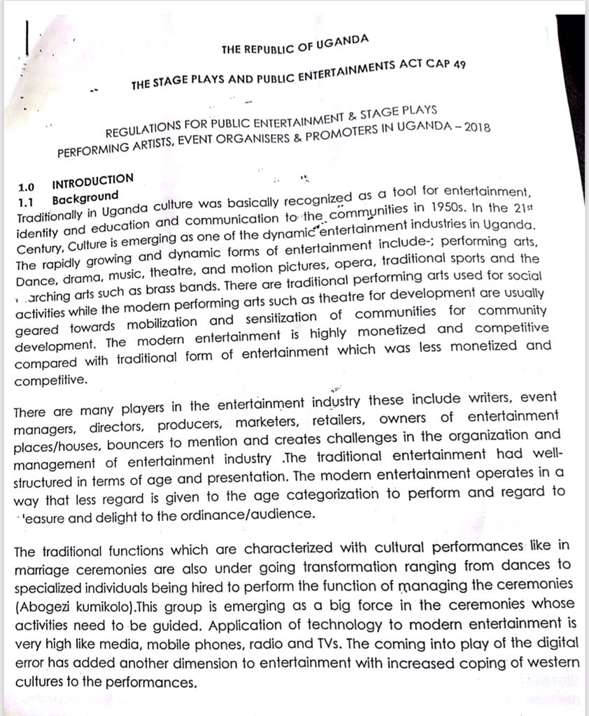 ZizaBafanaUg's tweet photo. But who makes these rules??
Abeera wa
Are they experienced in events?
Are they artiste managers?
Or they are artistes?
We shall not follow pages shoeing up on social media?
Where is the author?
Ps: an attack on my job is an attack on my home.
@IamApass is it you??? https://t.co/7oYJR6K5OV
