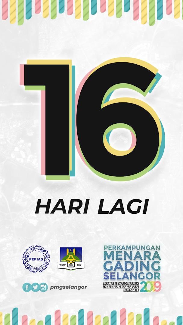PEPIASOfficial's tweet photo. SHOUT OUT TO #SPM2018 #STAM2018 #STPM2018 LEAVERS
16 hari lagi #PMGS19
Jom sertai Perkampungan Menara Gading Selangor 2019!
Follow @pmgselangor for updates π€π»
Ajak kawan-kawan, daftar sekarang!
https://t.co/E7TmPDSZb7
#PEPIAS #GPHU https://t.co/ZhuvdeTUcV