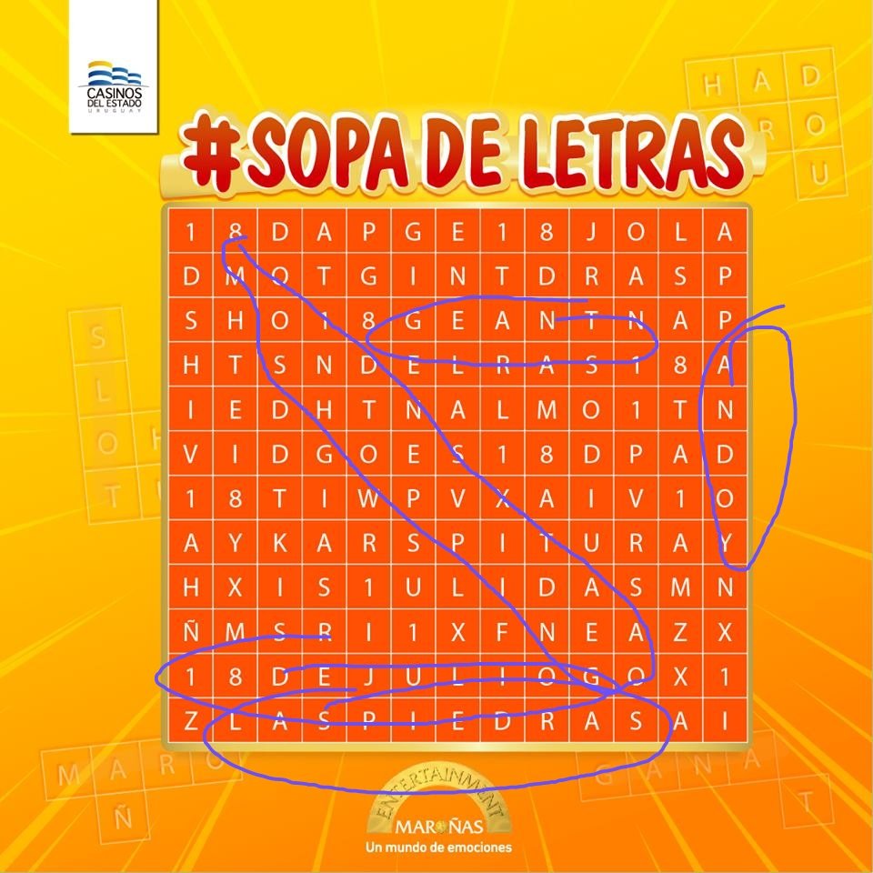 AnaCurto8's tweet photo. @SlotsMaronas Montevideo Shopping, Geant, Pando, 18 de Julio y Las Piedras. https://t.co/rKSjmEmy5b