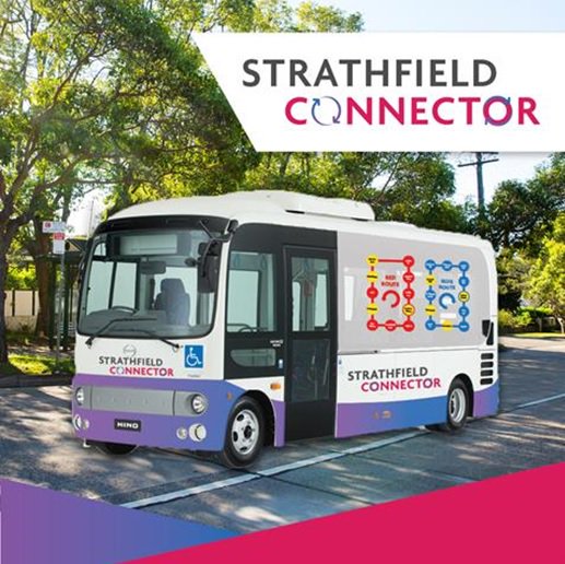 StrathfieldMC's tweet photo. Coming soon! Strathfield Council is launching Strathfield Connector to provide free transport to residents who are otherwise unable to get around town. Visit our website for more information. https://t.co/L7AhLcWlWm https://t.co/TqoqaJe30L