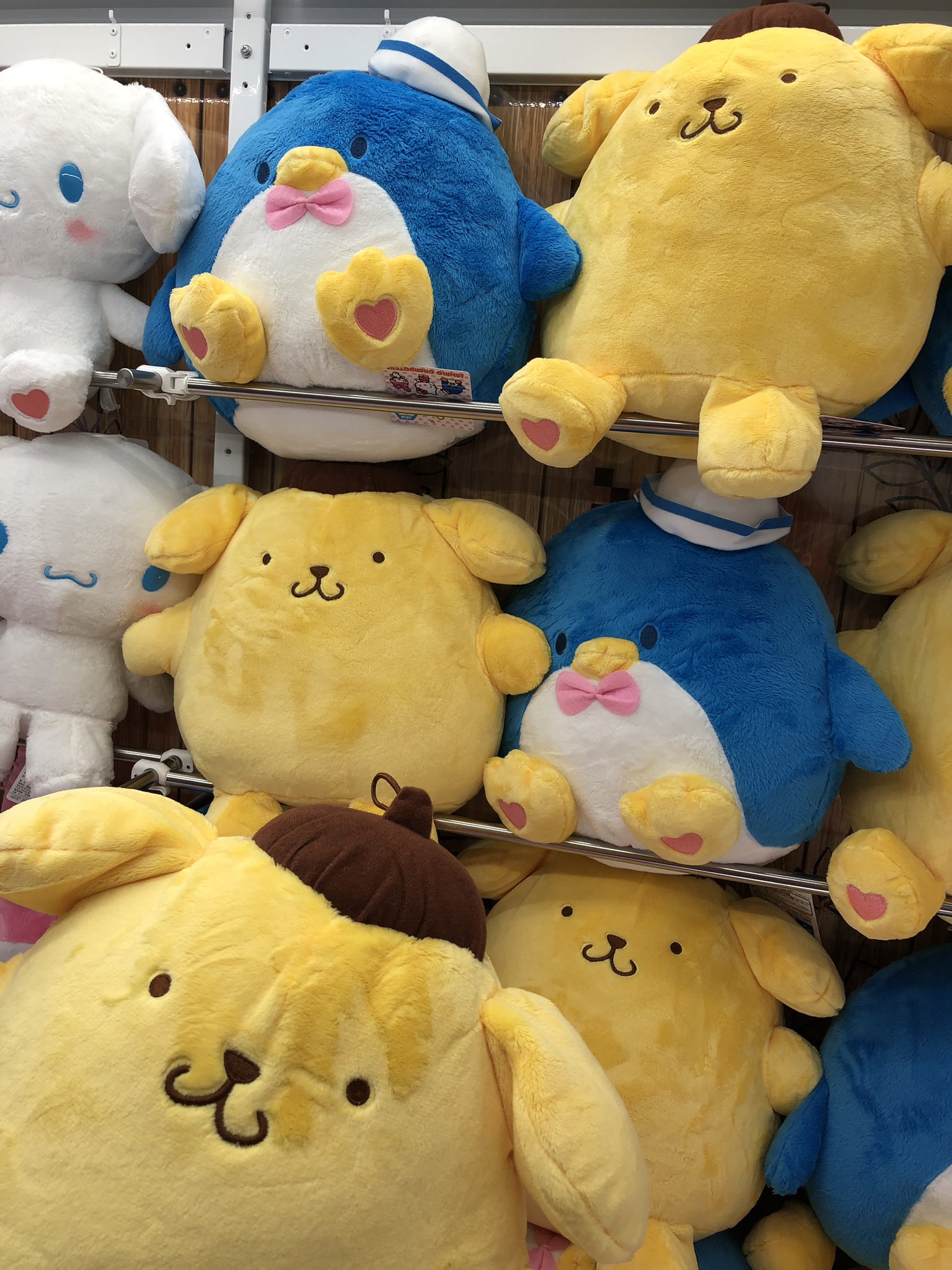 タイステ新宿東口店 1f クレーン 本日入荷 サンリオ より シナモ ポムポムプリン タキシードサム マイメロ キティ のおおきなぬいぐるみが登場 小さいぬいぐるみも同時に再登場しておりますよっ タイステ プライズ 新宿東口 タイステ新宿東口店 1f クレーン 本日入荷 サンリオ より シナモ ポムポムプリン タキシードサム マイメロ キティ のおおきなぬいぐるみが登場 小さいぬいぐるみも同時に再登場しておりますよっ タイステ プライズ 新宿東口