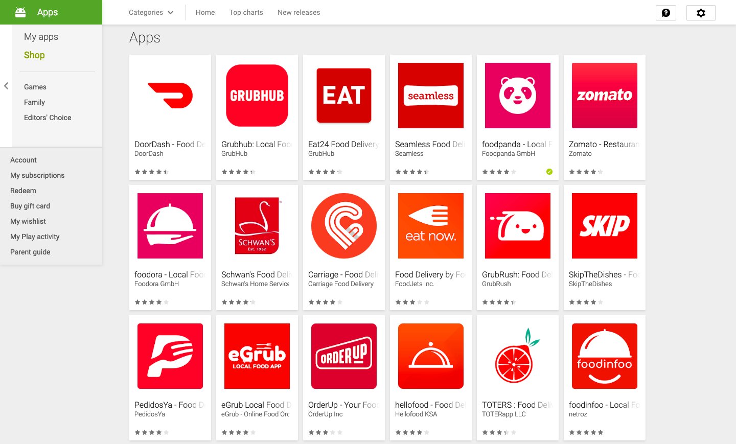 Henry Lim On Twitter How About Red Food Delivery Apps