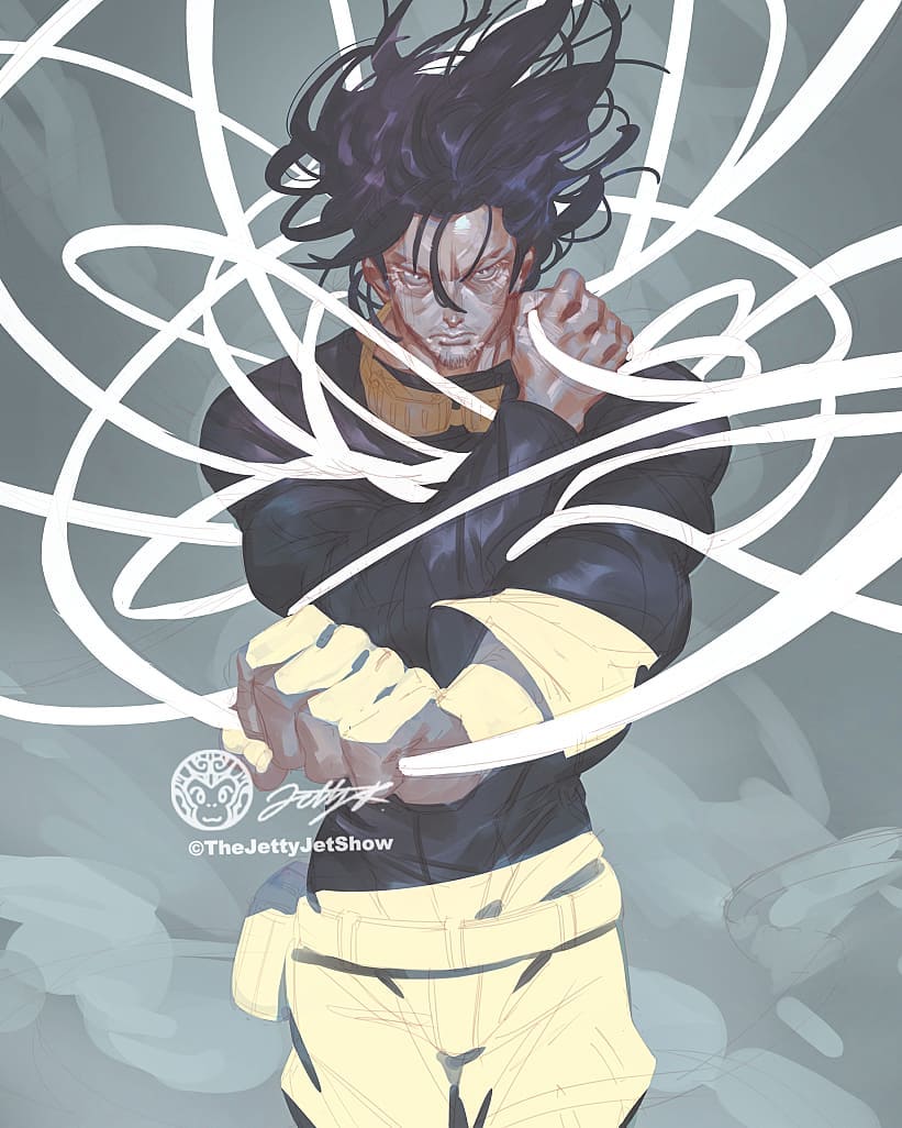 #Dailysketch 3 #ShotaAizawa from #bokunohero #MHA Okay... I went over 1hr again, BUT this was a pick up from a sketch I did earlier this month. STILLSUUU, went over the time limit of 1hr.