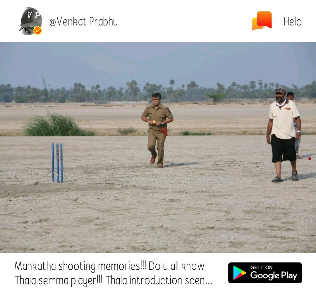 J2Buddys's tweet photo. @vp_offl Sir share a #Mankatha shooting time memories #ThalaAjith Semma 😍
#Thala
#AjithKumar 
#Viswasam 
#venkat_prabhu https://t.co/LLBnb1gnfe