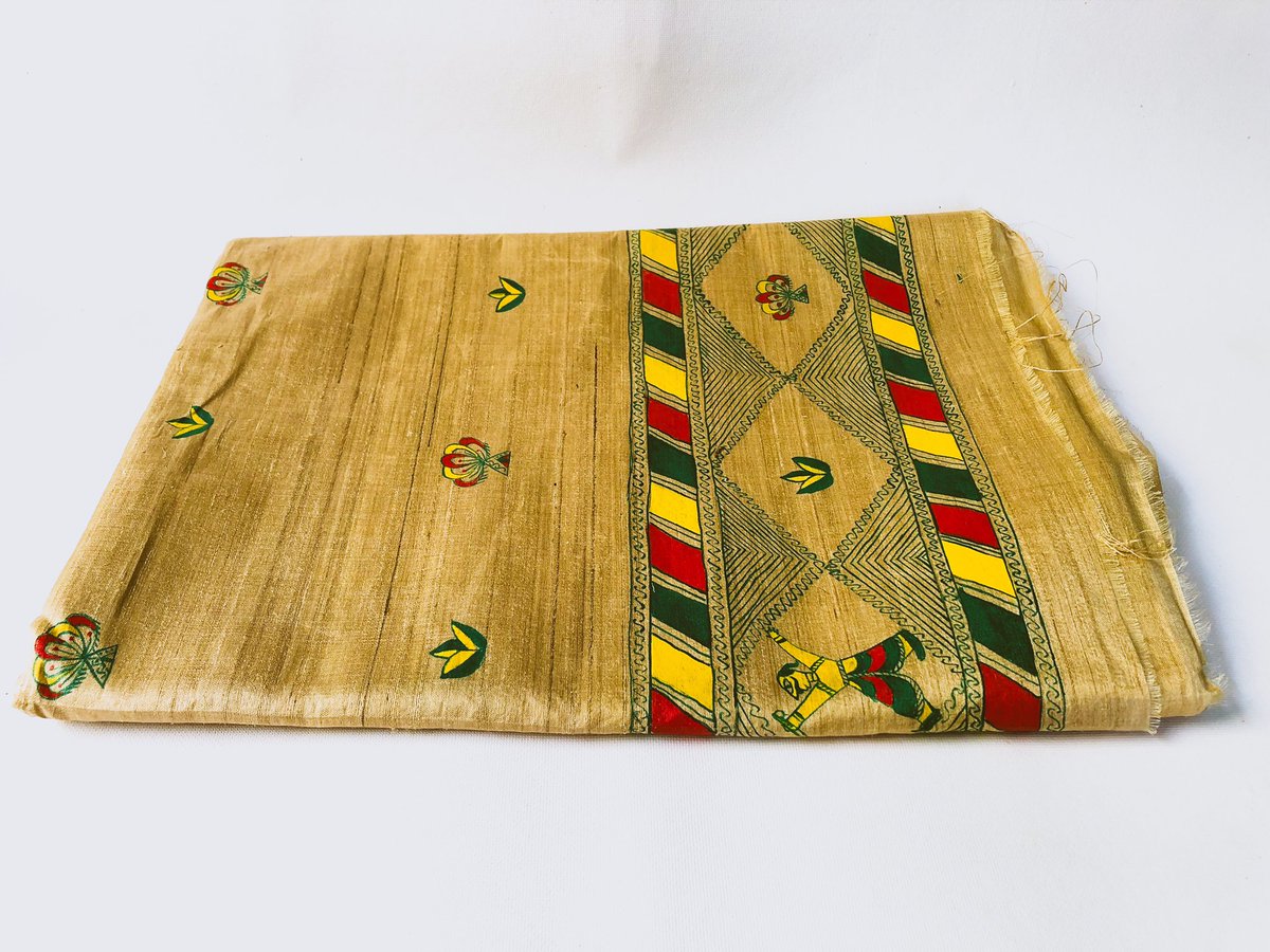 cyberviku's tweet photo. Tasar Silk Saree with Manjusha Handmade painting available at Sasta Hatiya. Call 8862862862 for more detail.
#ManjushaCraft #SastaHatiya https://t.co/sucgIXL9yz