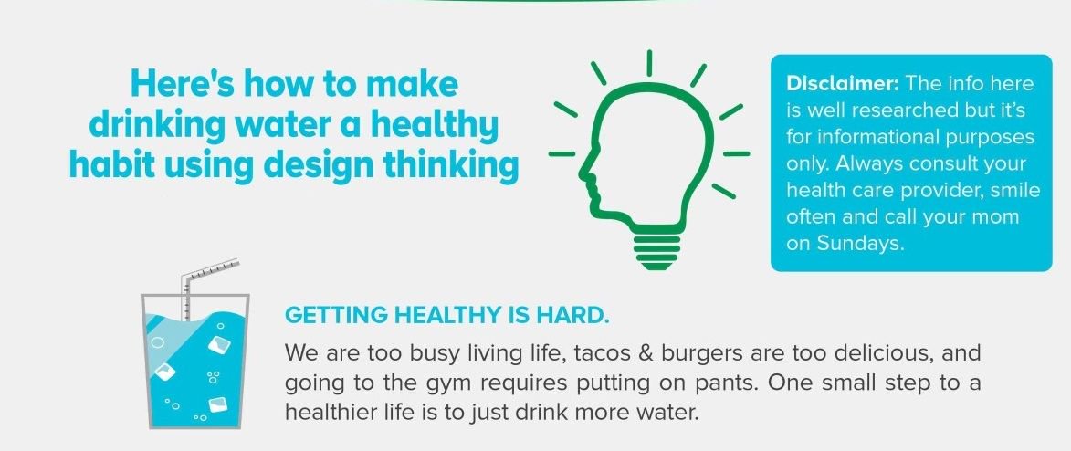 HydrateFactory's tweet photo. Here’s how to make drinking water a healthy habit using design thinking..
#drinking #water #healthy #life #fitness #gym https://t.co/xcx6NNlvii