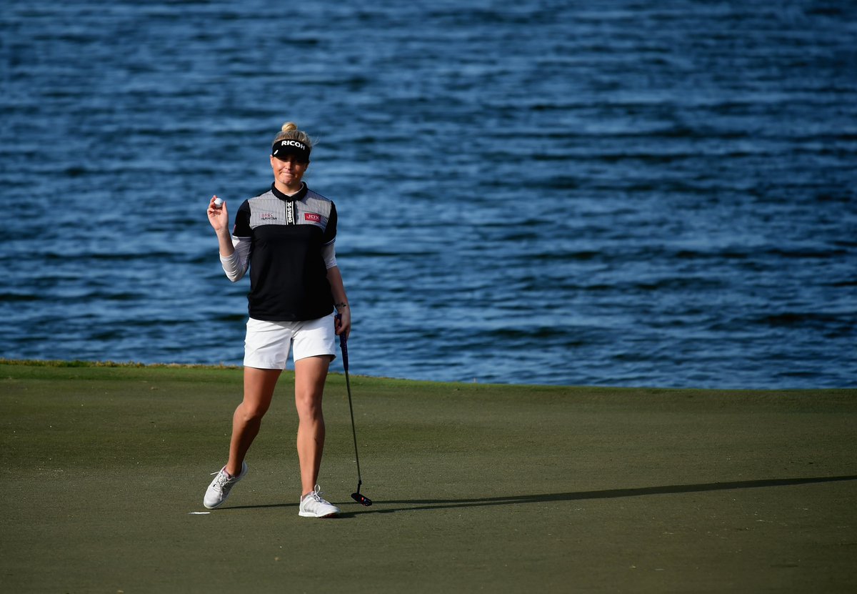 Stress levels were high amongst the fans at the #FBMLadiesOpen as players hustled their way to a nail-biting finish on the third and final day. Here are some of the great shots from the last day. #thisgirlgolfsUAE #inAbuDhabi