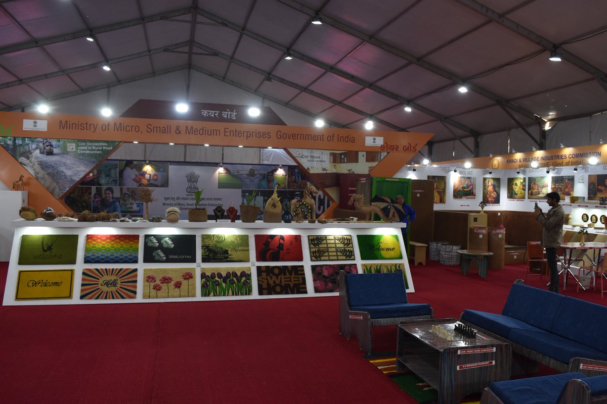 minmsme's tweet photo. The 9th Vibrant Gujarat Global Summit 2019, MSME Pavilion will be inaugurated today by Hon'ble PM Shri @narendramodi the summit will witness d launch of a forum aimed at diversifying the nature of knowledge sharing &amp; networking b/w participants. 
#VG2019 #ShapingANewIndia https://t.co/5uwqoDAvBJ