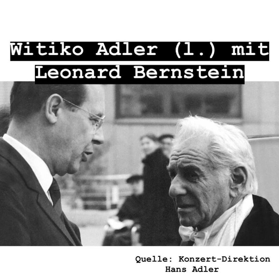 31.01.2019 // 18:00 Uhr // Hotel Art Nouveau
Salongespräch mit Jutta Adler, Konzert-Direktion Hans Adler, im Gespräch mit  Frank Becker, Vorstandsvorsitzender der berliner wirtschaftsgespräche e.v.
bwg-ev.net/veranstaltung/…