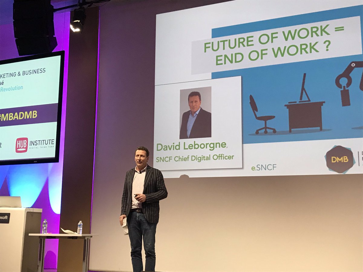 eugeniecabanis's tweet photo. #VisionaryDay
C’est parti pour l’intervention de #DavidLeborgne, #CDO de @SNCF ! 🤖🚅
#MBADMB #IA #Digital #esncf https://t.co/7jzLrsbFdW