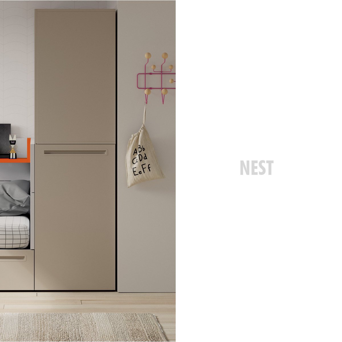 MueblesJJP's tweet photo. NEST y UP. La idea, un dormitorio intergral y una zona de estudio alta.
#jotajotape #infinity02 https://t.co/toKYgEULWC