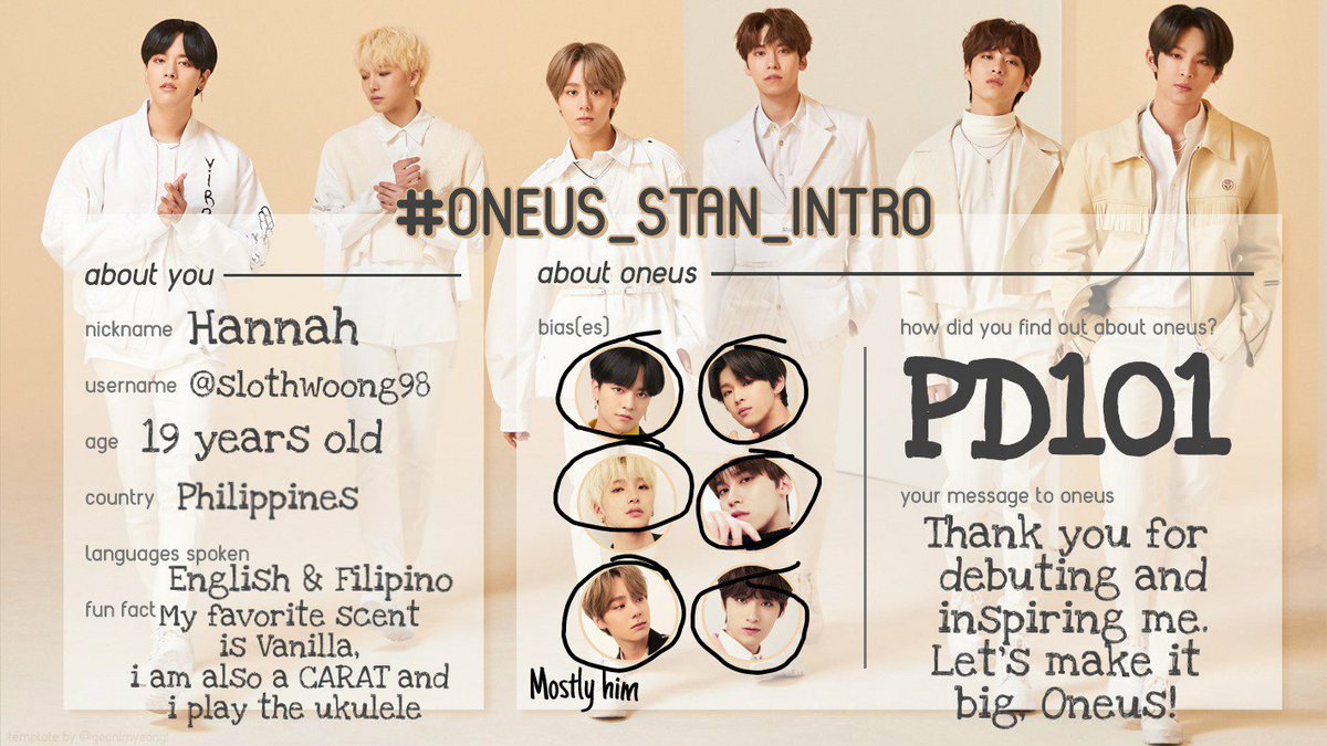 slothwoong98's tweet photo. #oneus_stan_intro

LETS BE FRIENDS!! https://t.co/enk9aeyM5q