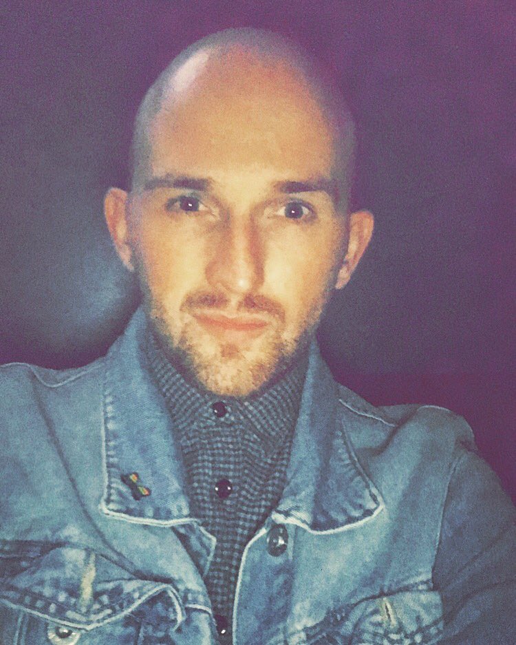 Double denim #baldy #gay #doubledenim
