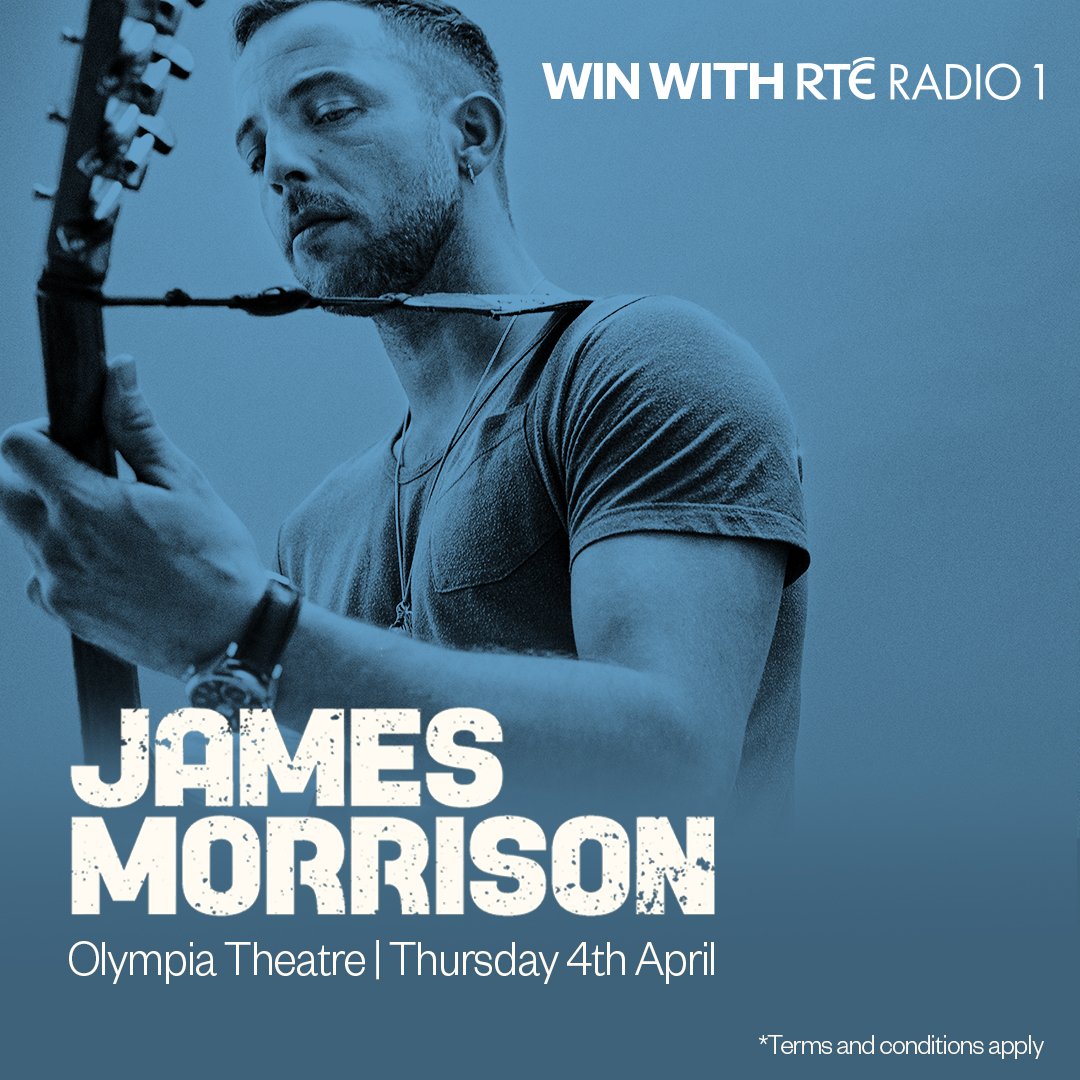 rte's tweet image. Win a pair of tickets to James Morrison on Thursday April 4th in the Olympia Theatre in Dublin before they go on sale next Friday, 25th January | To enter follow @rte &amp;amp; @RTERadio1 plus RT with #RTEjamesMorrison | @JamesMorrisonOK | @olympiatheatre