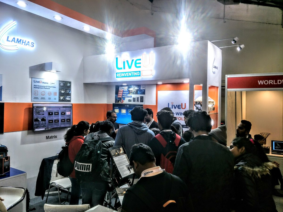 LiveU_SAsia's tweet photo. All about #BESExpo #Day1 
@LiveU and @lamhassatellite booth (No 17) https://t.co/J5aEiBVKN9
