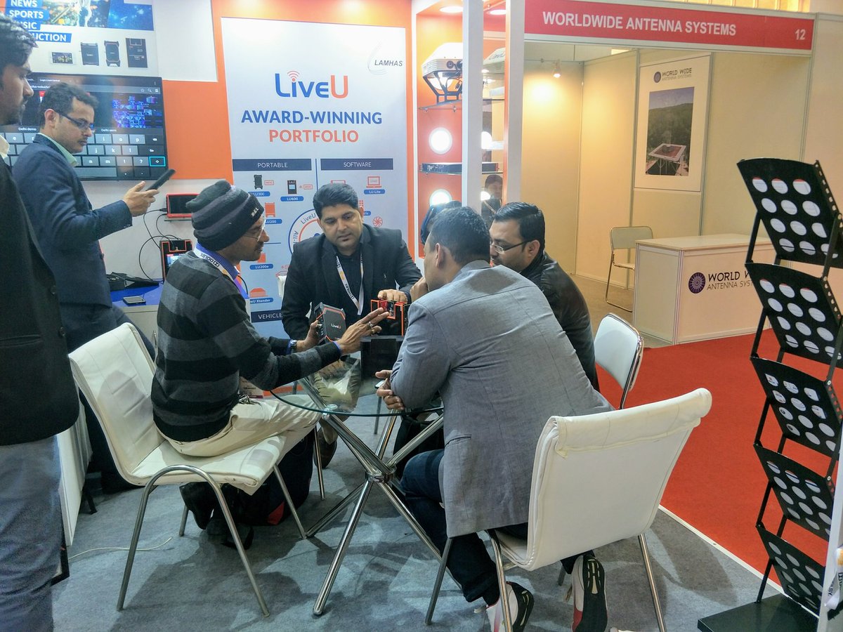 LiveU_SAsia's tweet photo. All about #BESExpo #Day1 
@LiveU and @lamhassatellite booth (No 17) https://t.co/J5aEiBVKN9