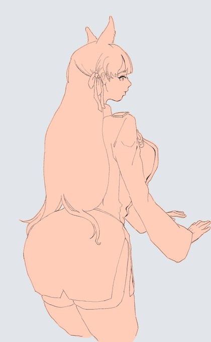 アズレン 愛宕
描いてるところ 