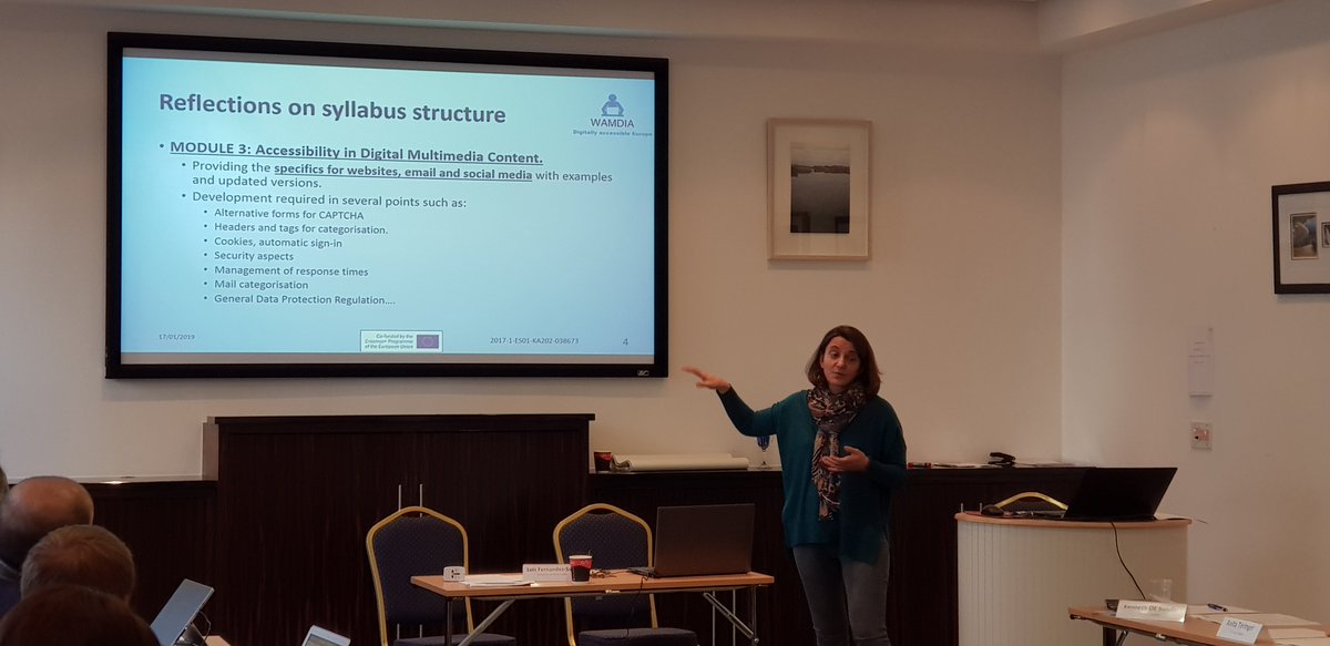 DMCMetrix's tweet image. Mariá Concepción de Diego Zamarro reflecting on the WAMDIA syllabus for the Spanish context at the 3rd meeting of the WAMDIA project in Dublin this morning.
wamdia.eu/en/ @WAMDIA_Project @marycleary21