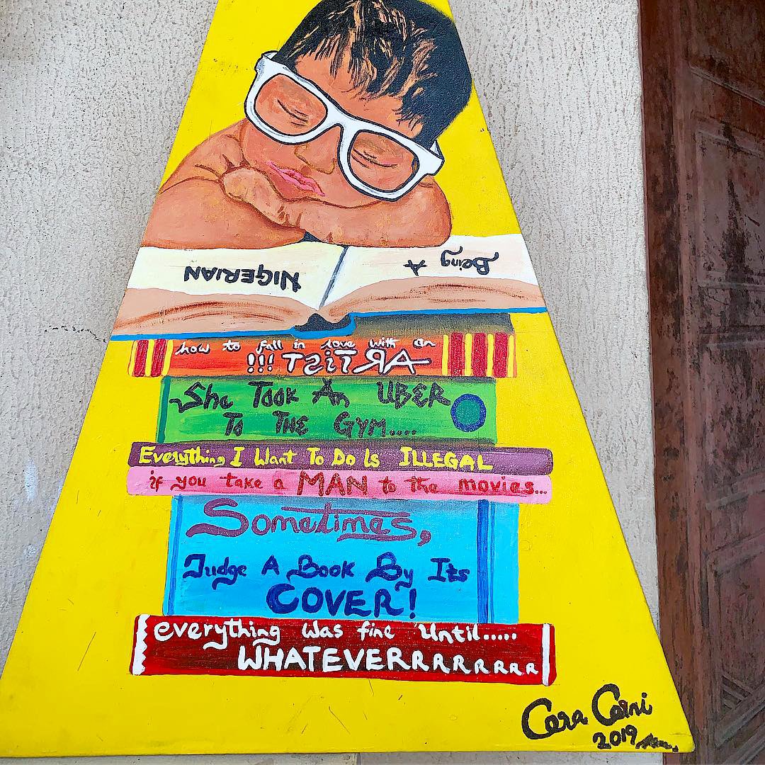 ceracerni's tweet photo. Hi ppl.I’m givin out dis canvas 4 al d giveaways I hvnt done😉 

Hw 2 win
U mst be ff.Tag 5 ppl to ff. Select a Book title 4rm d #YellowTriangle n write a short statement on it(make it funny 😁). If ur statement makes me laugh.den u win
I’m encouragin readin &amp; writin 4dis Jan https://t.co/THaqGlEiDn