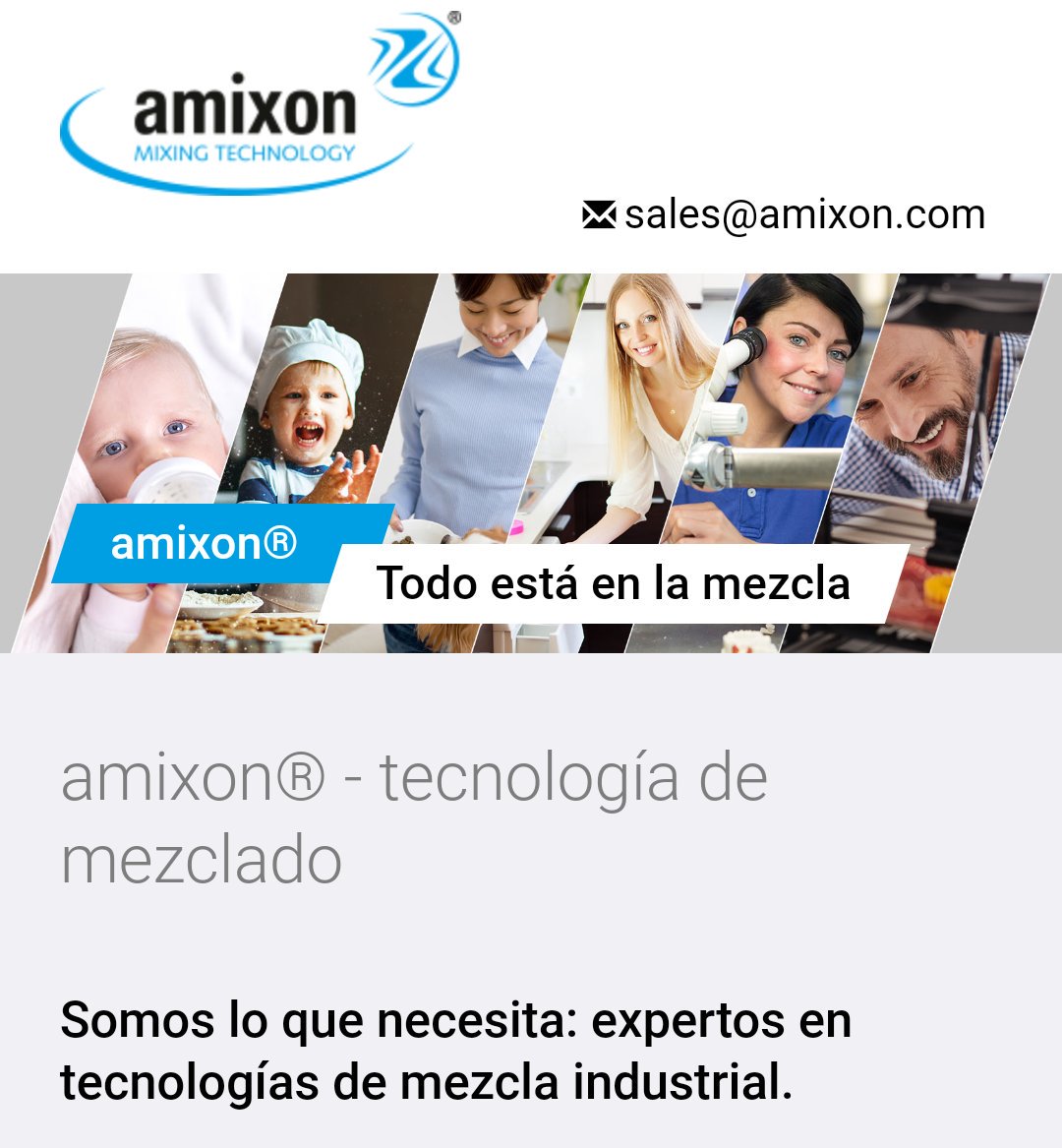 #AmixonMixing tecnología de Mezclado Industrial #Food #Pharma #LifeScience #PowderMetallurgy #Fineceramics 
#Plastic #ChemicalIndustry #Feed
 amixon.com/en