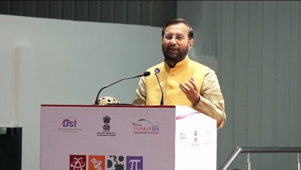 Union HRD Minister Javdekar, CM Rupani inaugurate Space Exhibition at Science City