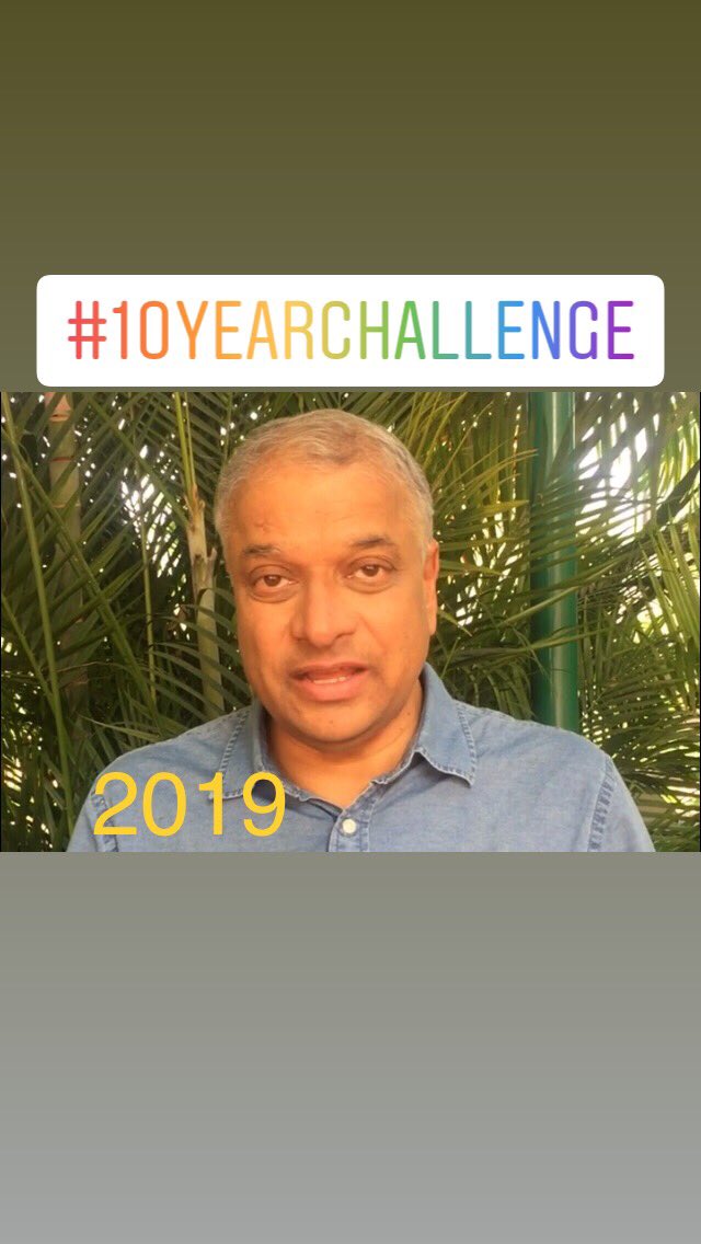 PankajPachauri's tweet image. #10yearchallenge