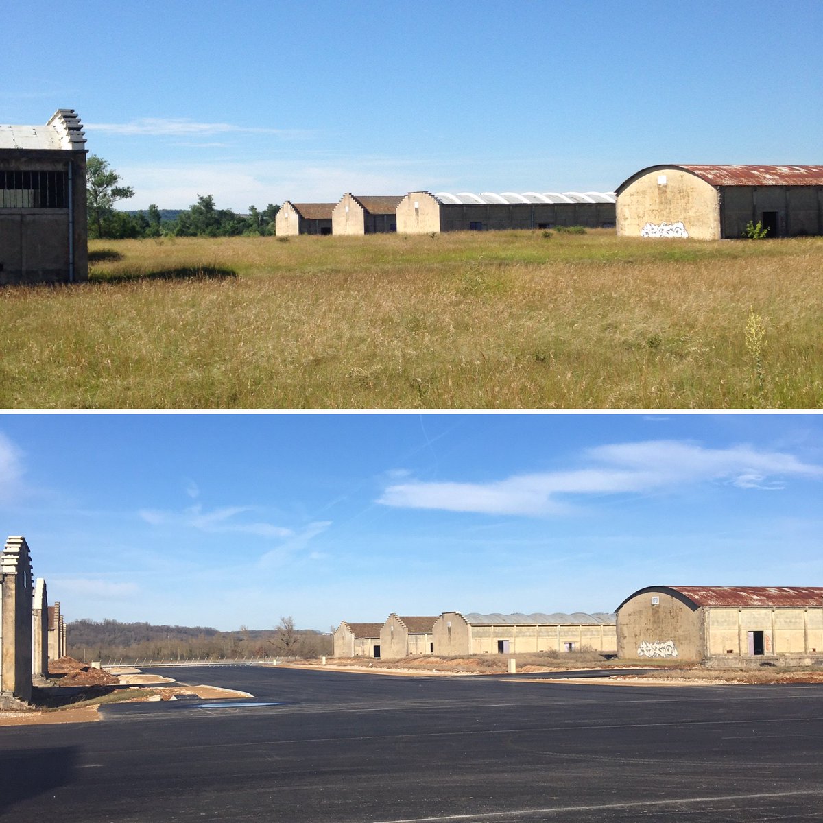 TRANSPOLIS's tweet photo. #JeudiPhoto #TBT Le paysage a bien changé sur la ville laboratoire modelée par @eurovia_group : boulevards, plateforme multimodale, ronds-points, abribus ont remplacé les étendues de friche #MobilitéDeDemain #GrandsTravaux #TestingTomorrow https://t.co/KSrXZoehJW