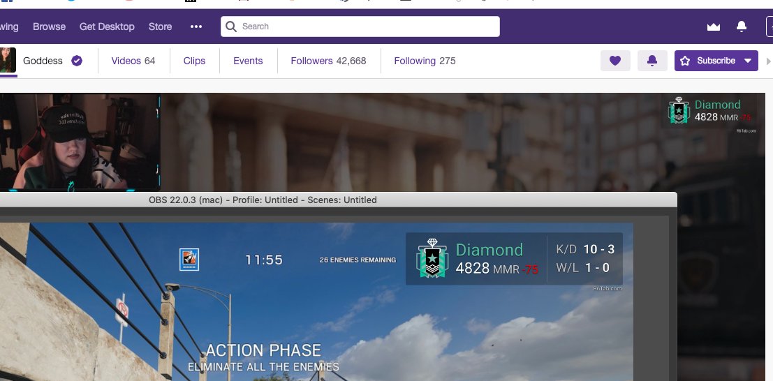 Tabwire On Twitter Update The Streaming Widget Will Show Your Kills Deaths Wins Losses Now Per Streaming Session While Watching Goddess R6 And Doing Some Testing And Tweaking We Made It Work