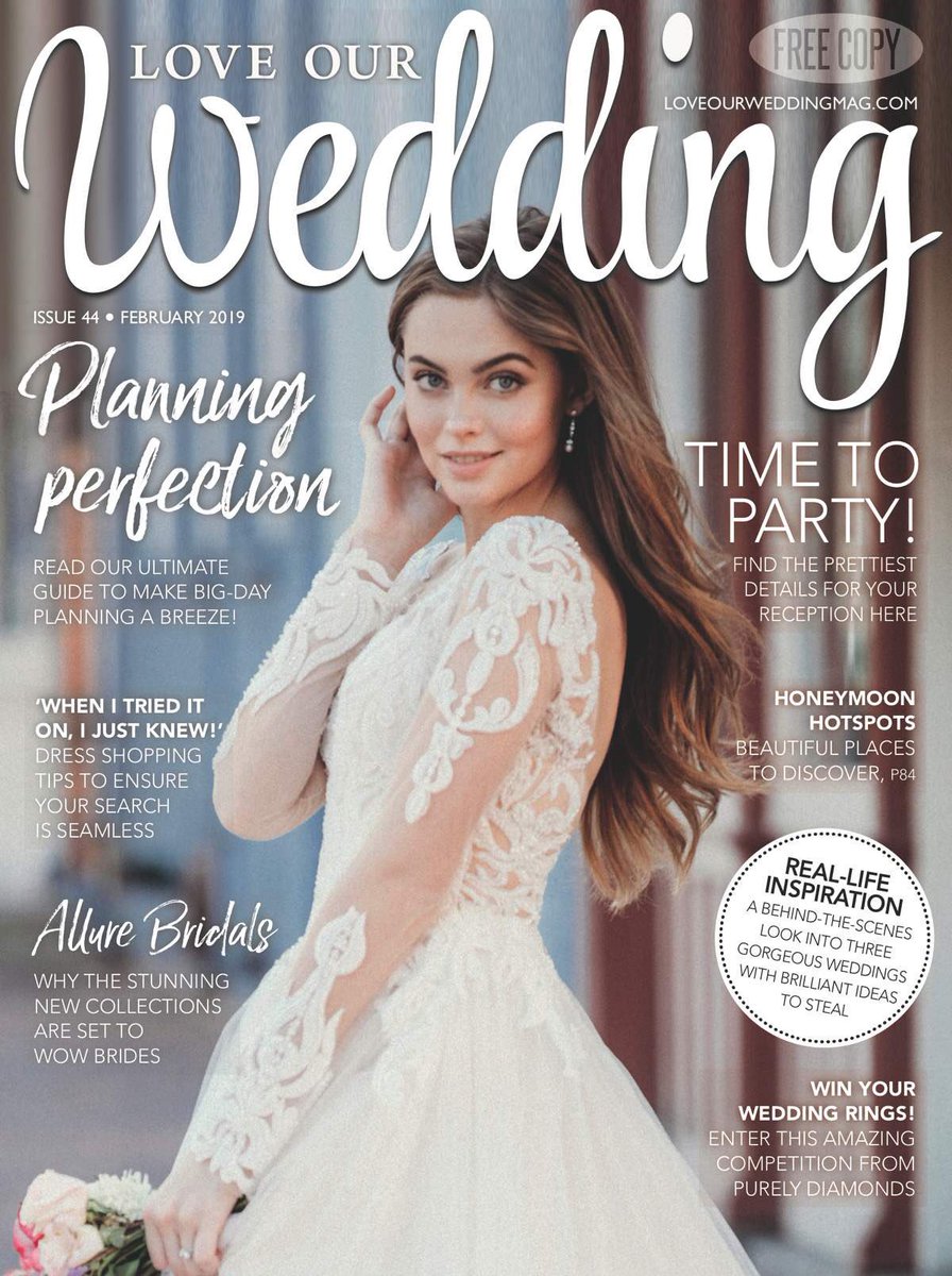 Our stunning February issue is out NOW! Featuring the always amazing <a href="/AllureBridals/">Allure Bridals</a> 😍