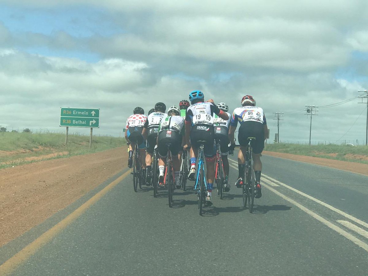 Leading group at about 55km of he race

#MpumalangaCycleTour <a href="/MPCycleTour/">Mpumalanga Cycle Tour</a> <a href="/HAToere2014/">HA Toere</a> <a href="/DCSROfficial/">DCSR</a>
