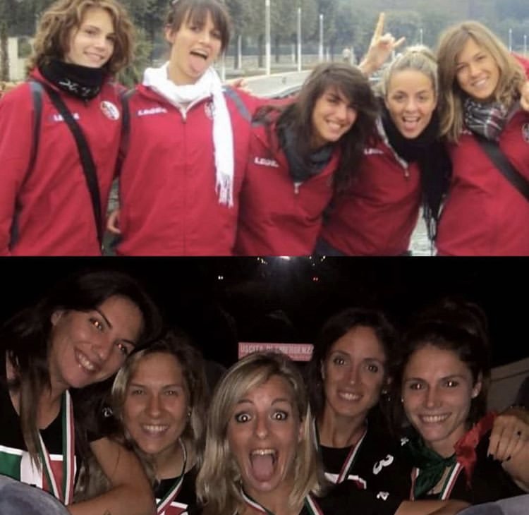 La #10YearChallenge di Franco, Rosucci, Russo, Bonansea e Salvai 🔝😂 #JuventusWomen