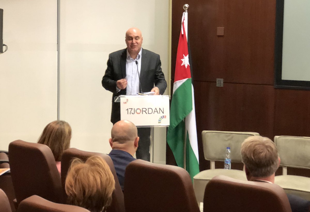 At #17Jordan with participants from business, finance, government, NGOs, media, academia &amp; UN; great opportunity to engage biz community in transformational change &amp; SDGs. 

<a href="/Cisco/">Cisco</a> 
<a href="/Uber/">Uber</a> 
<a href="/WorldBank/">World Bank</a> 
<a href="/ShomanFDN/">مؤسّسة عبد الحميد شومان Shoman Foundation</a> 
@CrystelCo 
<a href="/MoICTJO/">وزارة الاتصالات وتكنولوجيا المعلومات</a> 
<a href="/JIC_Investment/">Rakib Khan</a>
<a href="/LandmarkAmman/">Landmark Amman Hotel</a>