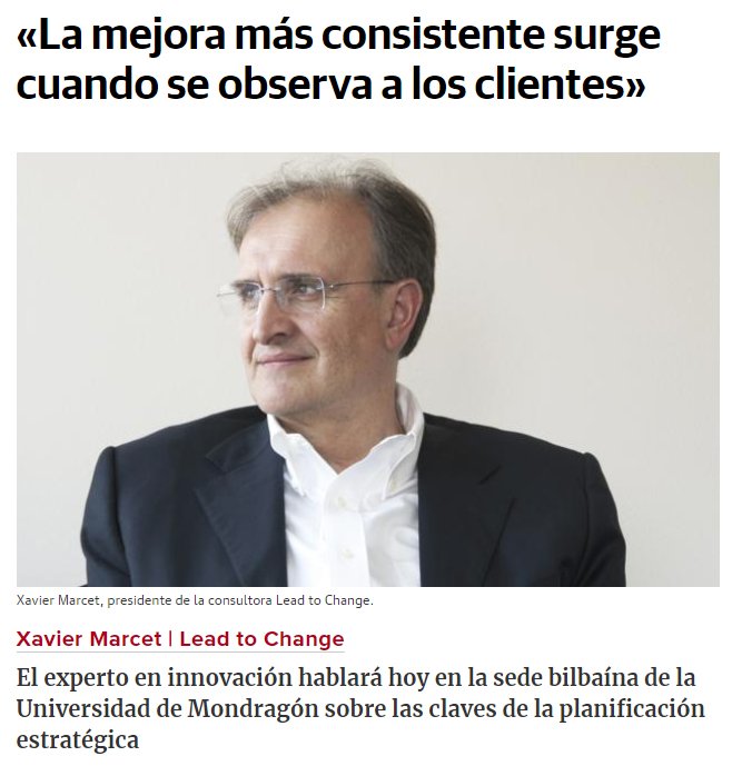Enpresagintza's tweet photo. Xavier Marcet @XavierMarcet hablará hoy en la sede bilbaína de Mondragon Unibertsitatea sobre las claves de la planificación estratégica. https://t.co/jEiGOXUSSL https://t.co/EGYVNy0uIB