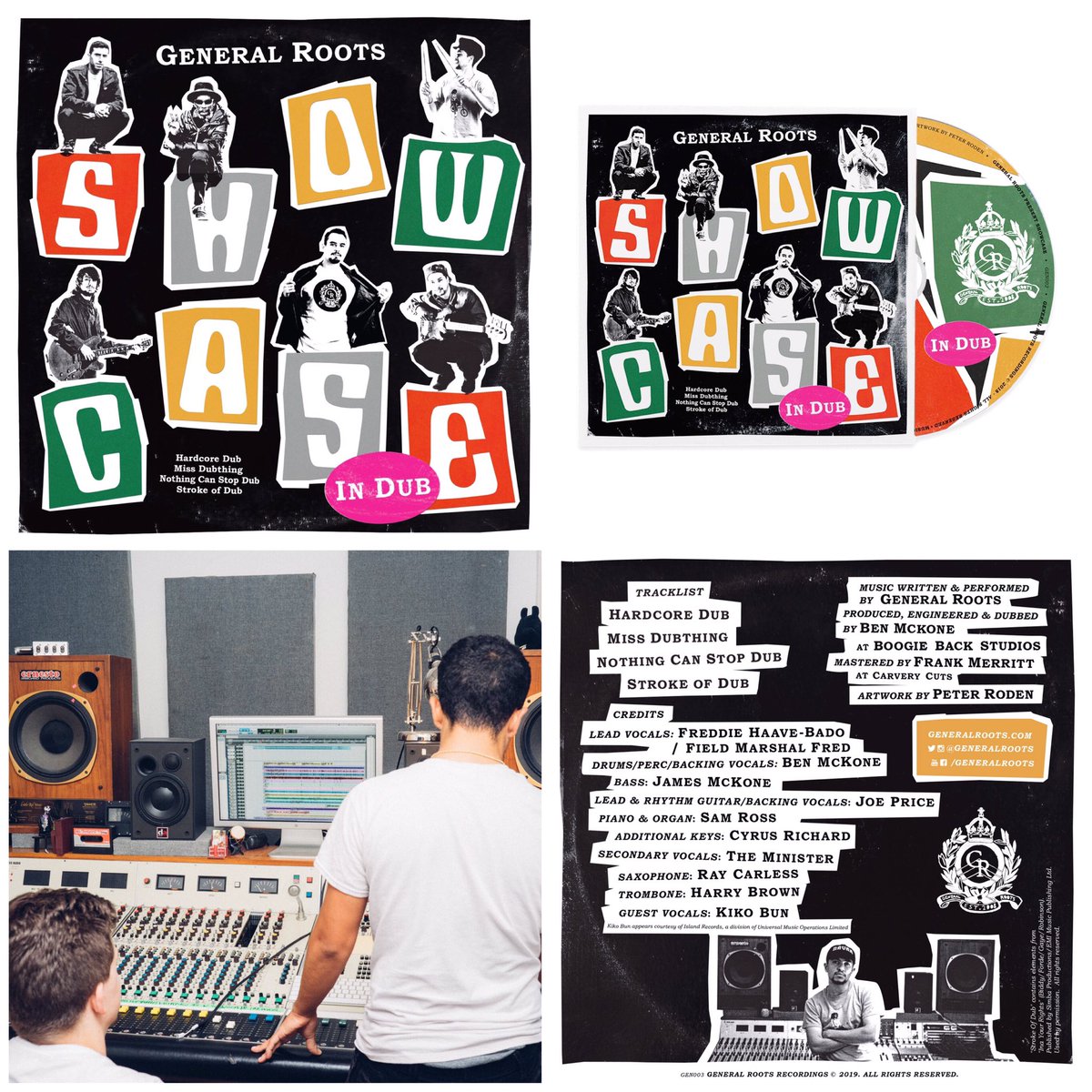 GeneralRoots's tweet photo. On 31st January we will be releasing ‘SHOWCASE IN DUB’ - Four extra special dub cuts from @benmckonemusic. Pre-Order your CD now! https://t.co/XeUtCzkJPP https://t.co/qvYiVz9hHe