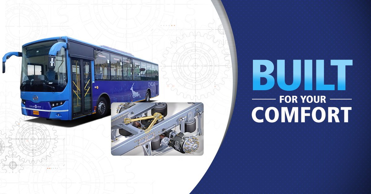 UD_Buses's tweet photo. The UD BRT's AC, comfortable seating and smart suspensions make for a pleasant passenger experience. #TravelWithUD https://t.co/gEtyHpIpim