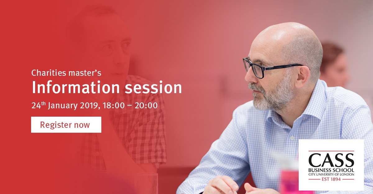 BayesCCE's tweet photo. Our next info session takes place on January 24th at 18:00 GMT. Hear directly from our Charities Programme team as they expand on the five Charity MScs at #CassBusinessSchool.
Reserve a place:
https://t.co/YnVTrra5K9
#extraordinarycalling #nonprofit #mondaymotivation https://t.co/PdNAVdQP7X